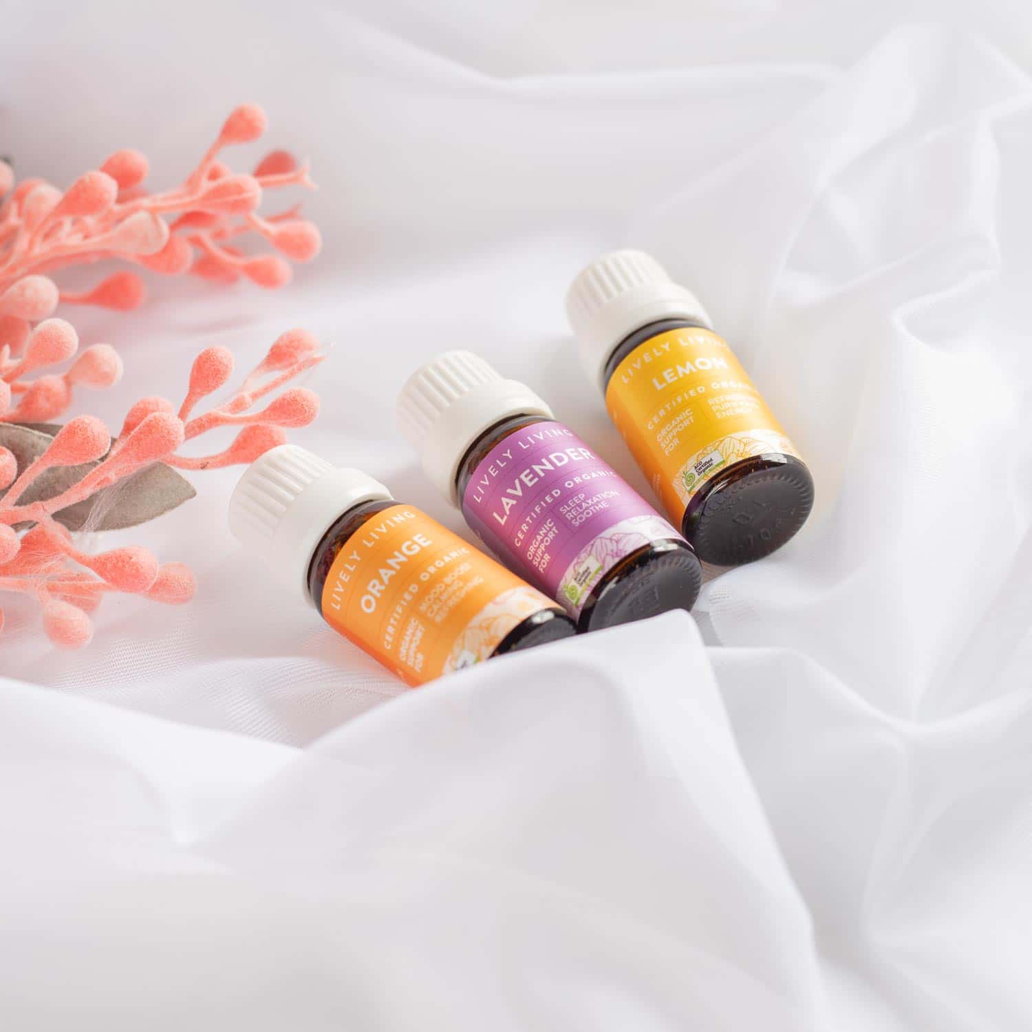Premium 3-Pack Single Note Essential Oils Set with Free Gift - Lavender, Peppermint & Eucalyptus for Aromatherapy, Relaxation & Home Diffuser