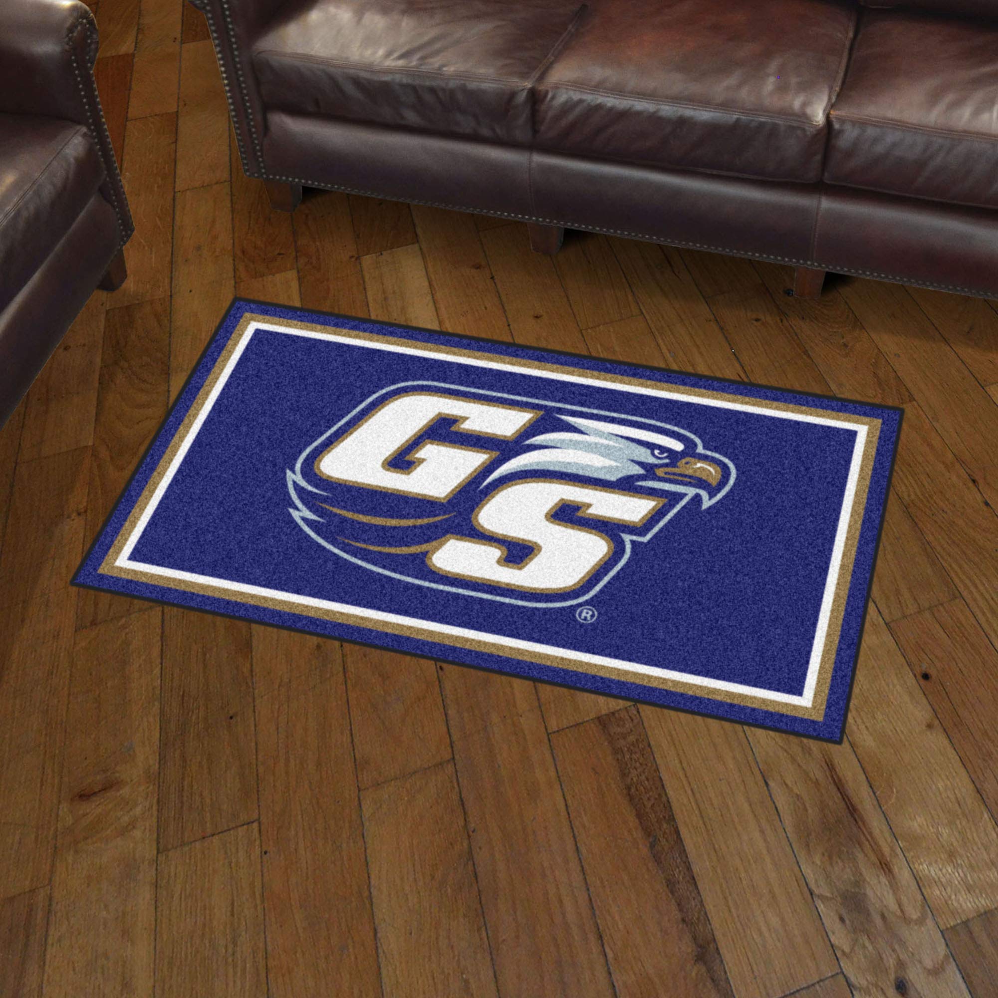 Georgia Southern Eagles 3ft x 5ft Plush NCAA Area Rug - Soft College Team Fan Mat for Living Room, Game Room & Tailgating Decor | FANMATS 19742