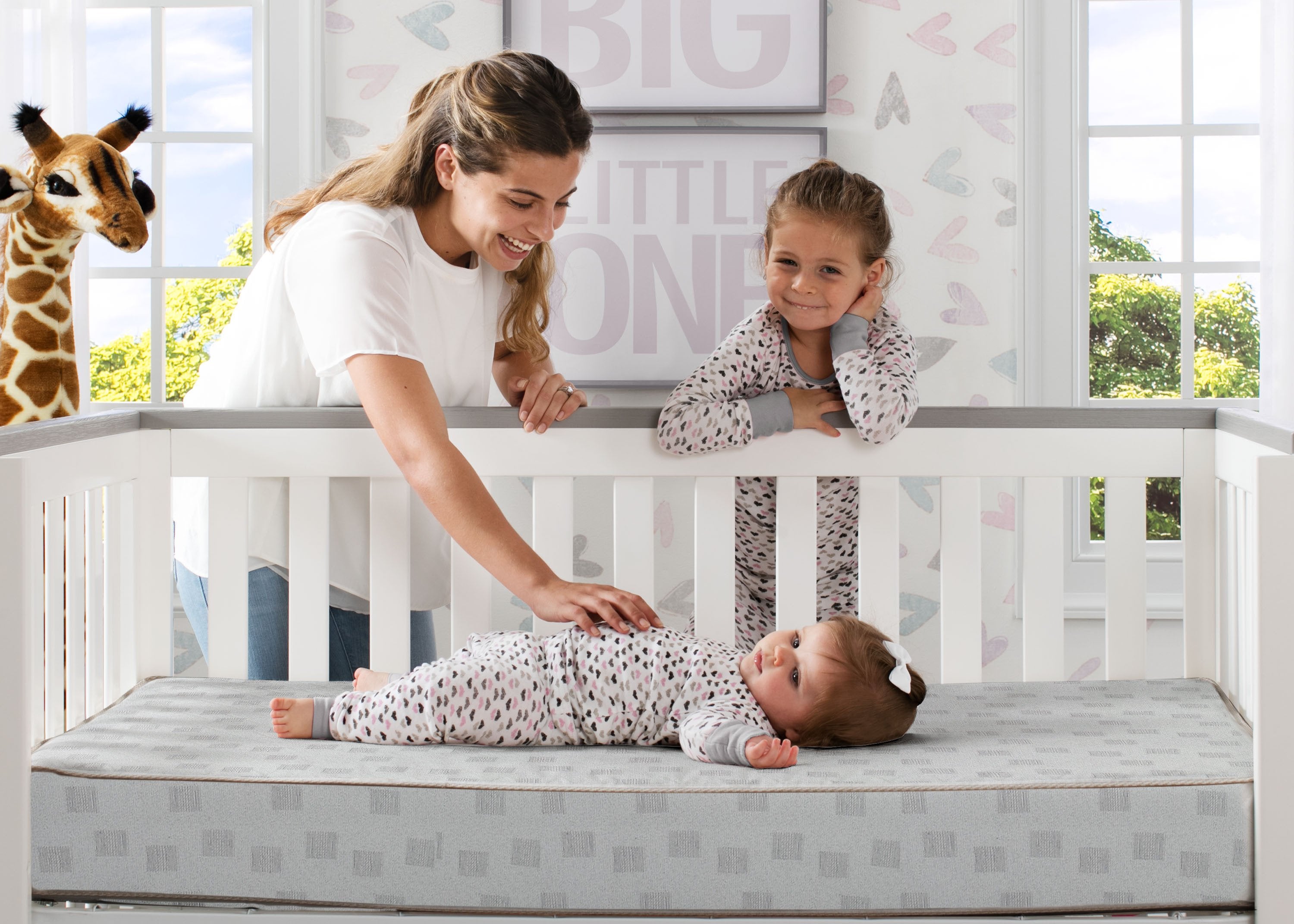 Beautyrest Silver Slumbertime Crib & Toddler Mattress - Breathable Baby Mattress for Safe Sleep | Perfect for Nursery, Daycare & Travel Cribs
