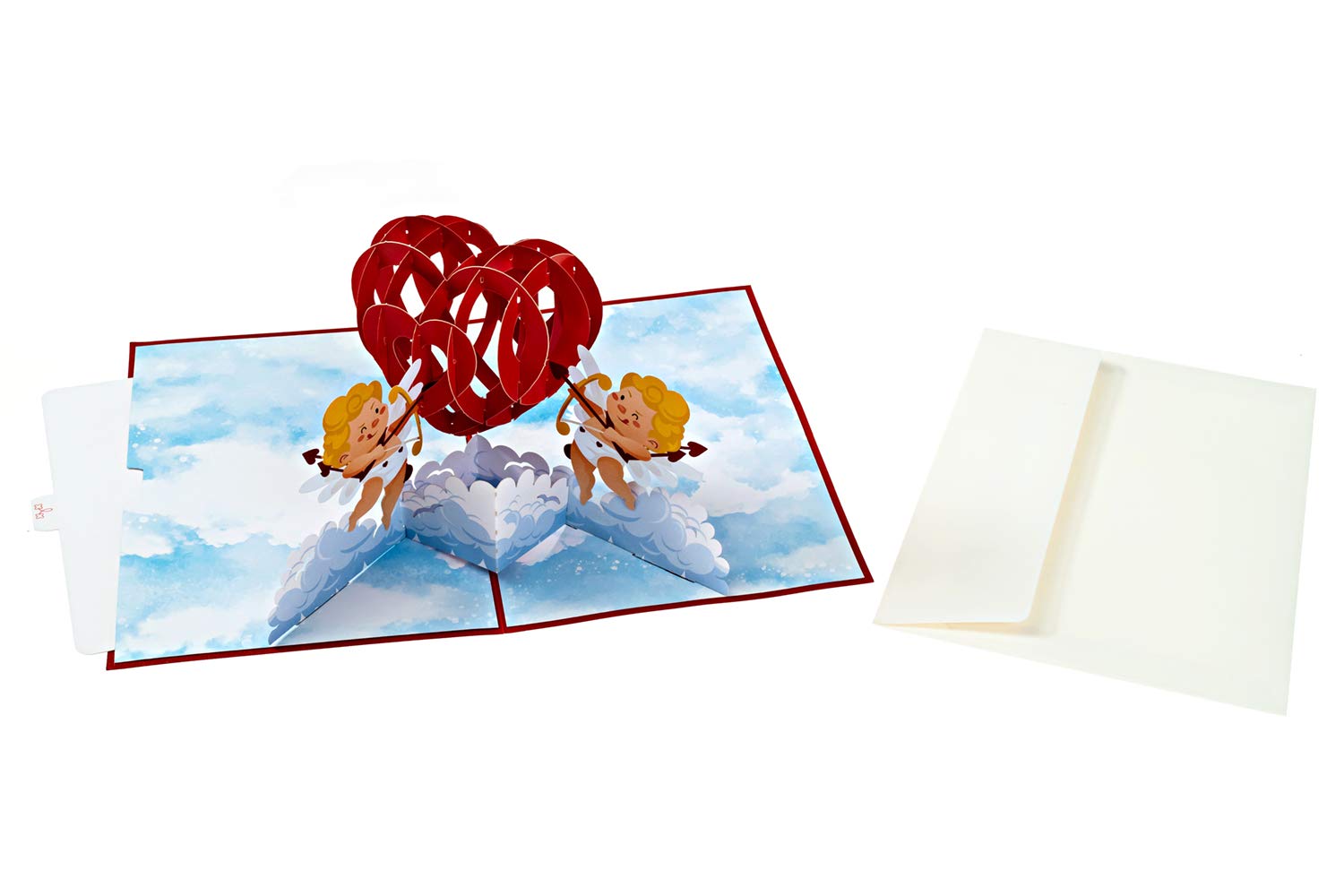 Valentines Day Pop Up Greeting Cards - Romantic 'Cupid's Heart' 3D Card for Wife, Husband & Loved Ones | Perfect for Anniversaries, Weddings & Special Occasions | Express Your Love with Unique Pop-Up Design