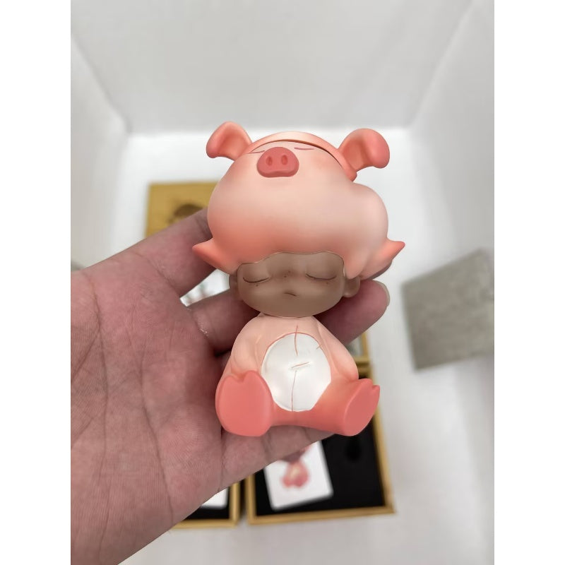 DIMOO Piggy Limited Edition Collectible Figure - Cute Piggy Bank Toy for Kids & Adults, Perfect for Home Decor, Gift, and Anime Collection