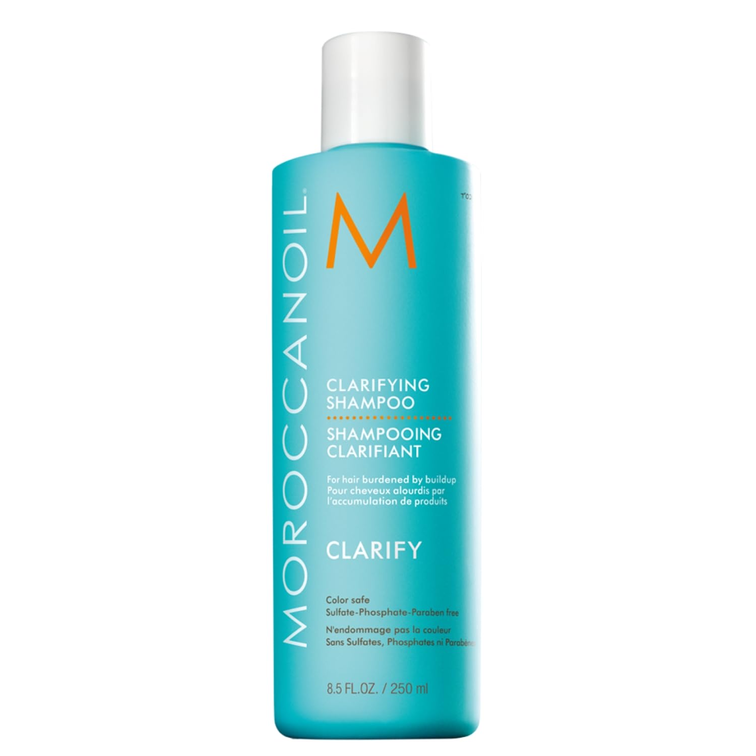 Moroccanoil Clarifying Shampoo for Oily Hair & Scalp - Deep Cleansing & Detoxifying Formula - Perfect for Daily Use & Post-Workout Refresh