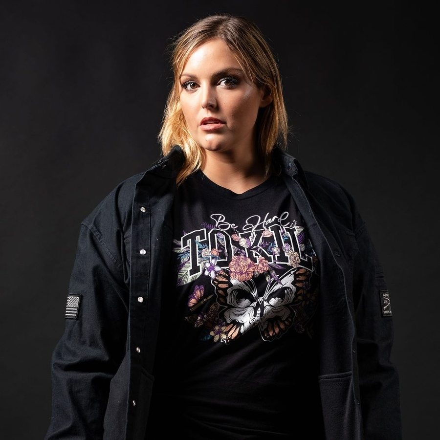 Women's Hard To Kill Boyfriend Fit T-Shirt - Black | Comfortable Oversized Tee for Casual Wear, Gym & Lounge