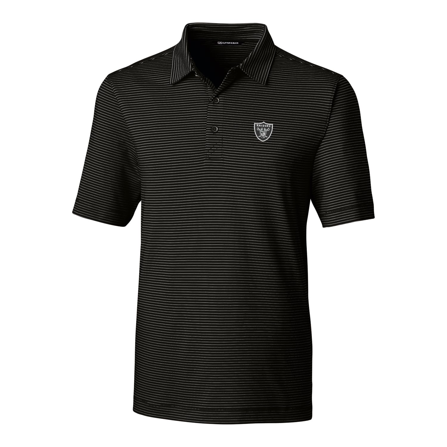 Cutter & Buck Men's NFL Big & Tall Forge Pencil Stripe Polo Shirt - Official Licensed NFL Apparel for Game Day & Casual Wear