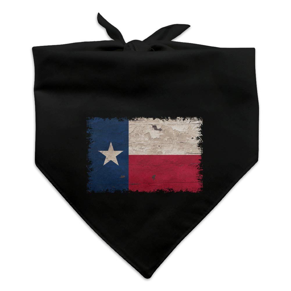 Vintage Distressed Texas State Flag Dog Bandana - USA Patriotic Pet Bandana for Dogs - Perfect for 4th of July, National Holidays & Outdoor Adventures