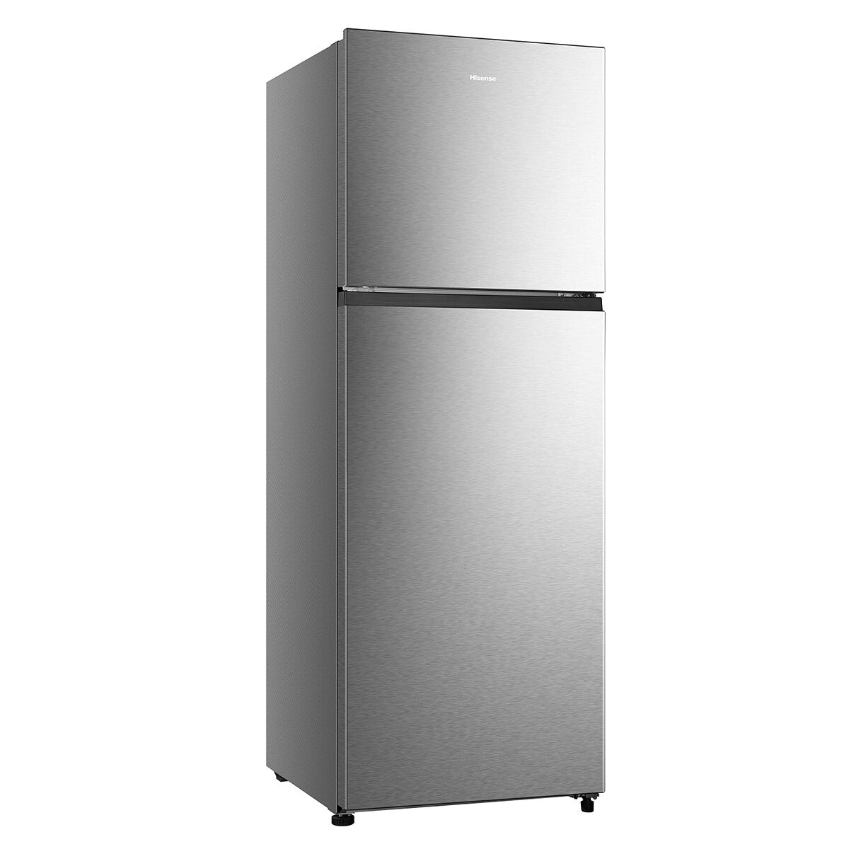 Hisense 326L Top Mount Refrigerator Silver HRTF325S - Energy Efficient Freezer with Adjustable Shelves for Kitchen, Home, Office & Dorm Use
