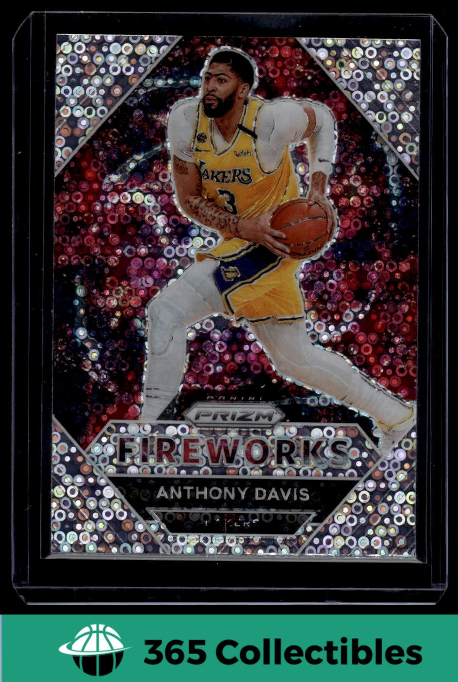 2020-2021 Panini Prizm NBA Anthony Davis #6 Basketball Card - Los Angeles Lakers - Collectible Trading Card for Sports Fans & Memorabilia Enthusiasts (Perfect for Display, Gifts, and Investment)
