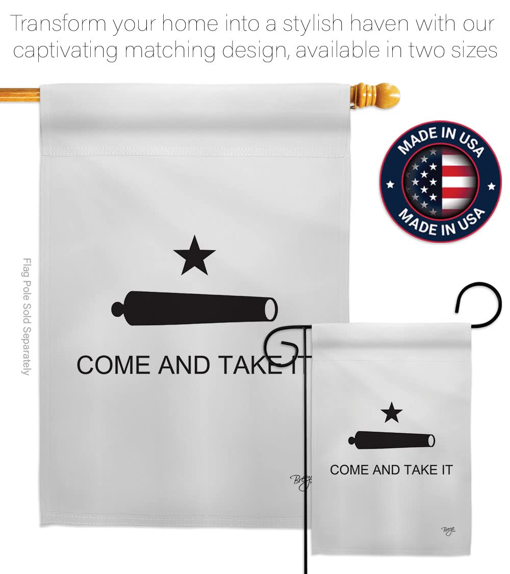 Americana Historic House Flag Set 28x40 with Flagpole - Patriotic Outdoor Decor