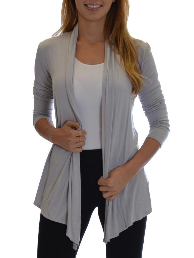 Golden Black Open Front Cardigan for Women - Stylish Layering Essential
