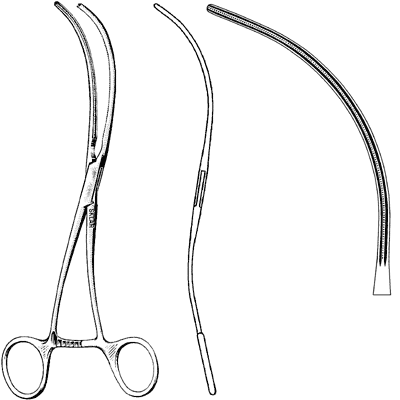 DeBakey Atraumatic Peripheral Vessel Clamp 7 1/4