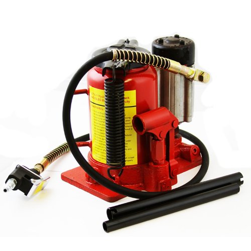 20 Ton Low Profile Air Hydraulic Bottle Jack - Heavy Duty Lifting for Trucks, SUVs, and Auto Repair Shops