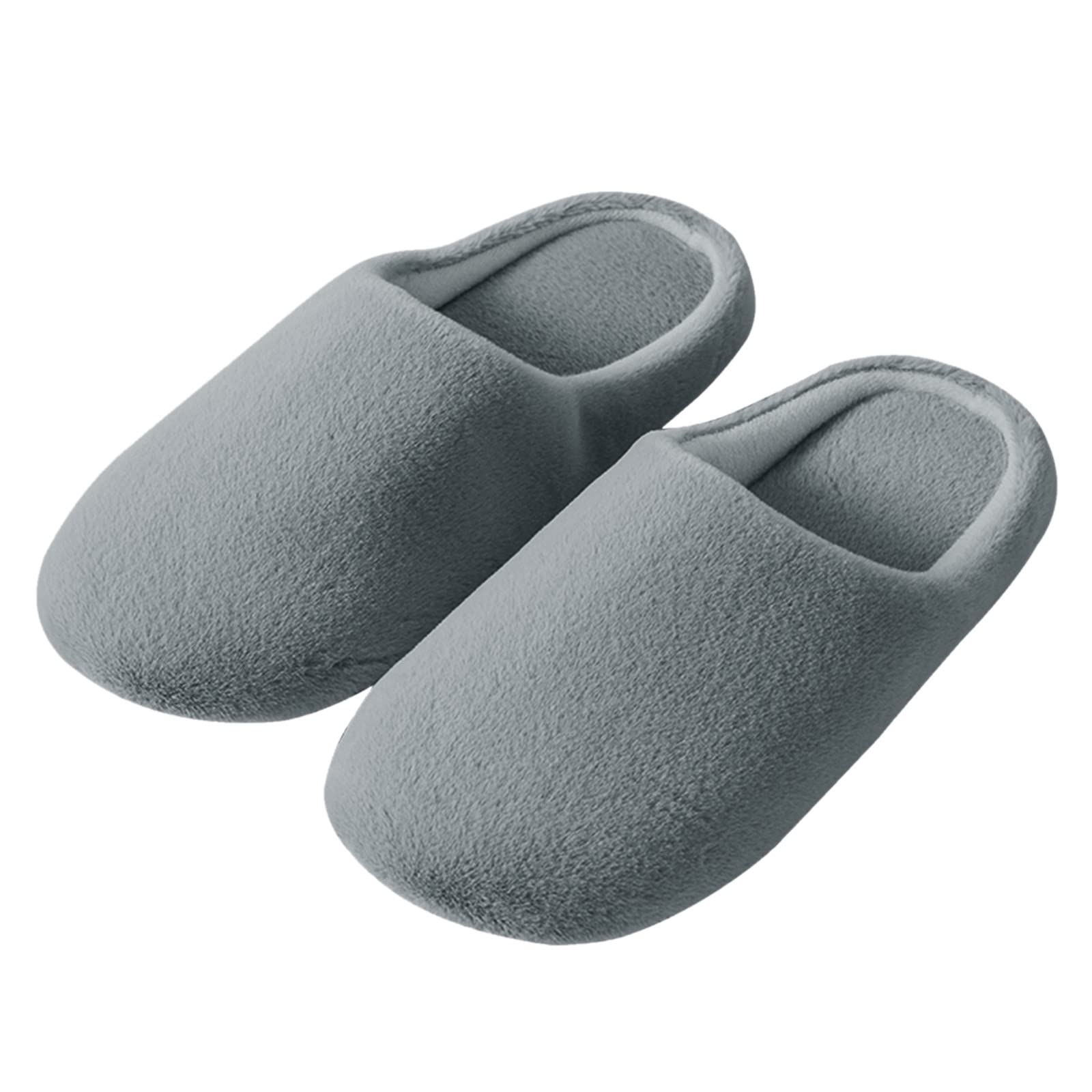 Arch Support Slippers for Women - Comfortable House Shoes with Round Toe, Flat Sole & Wide Fit - Perfect for Relaxing at Home, Lounging & Indoor Wear - Available in Size 10