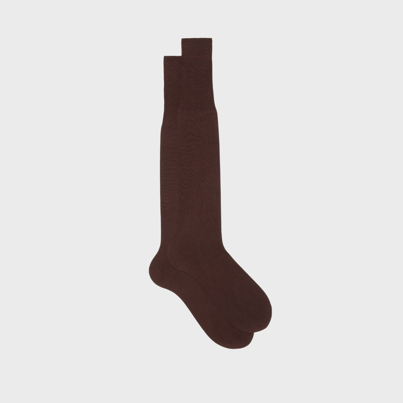 BRESCIANI Cotton Plain Socks for Men & Women - Soft Breathable Comfortable Everyday Socks in Burgundy Color - Perfect for Work, Casual Wear & Gifts