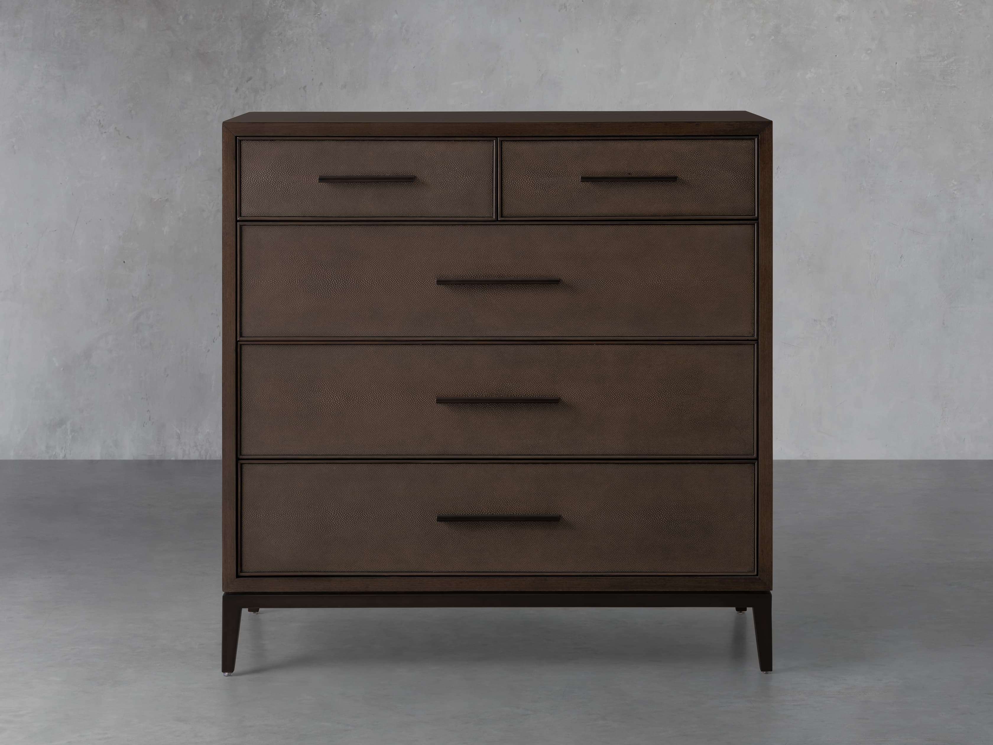 Malone 5-Drawer Dresser - Modern Wooden Chest of Drawers for Bedroom & Closet Storage | Perfect for Organizing Clothes, Accessories & Home Decor
