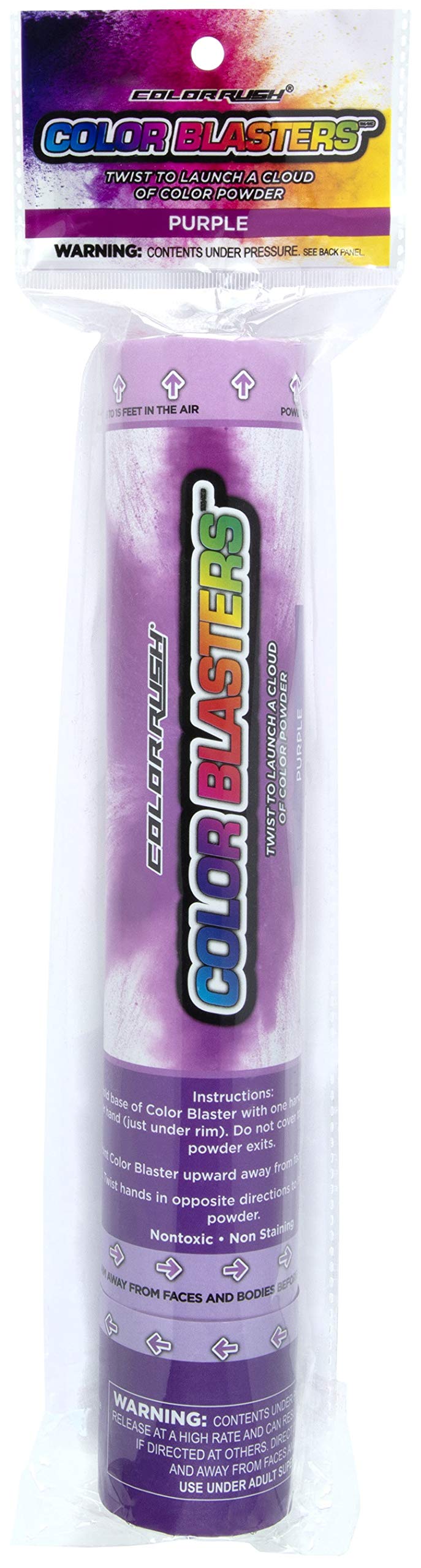 Color Rush Purple Color Blaster Toy - Fun Splatter Gun for Kids Outdoor Play & Nerf Battle Games