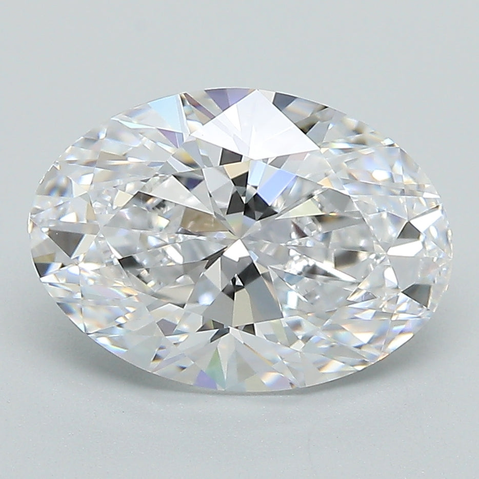 3.06 Carat Oval Lab Grown Diamond - GIA Certified, VVS1 Clarity, D Color | Perfect for Engagement Rings, Wedding Bands & Anniversary Jewelry