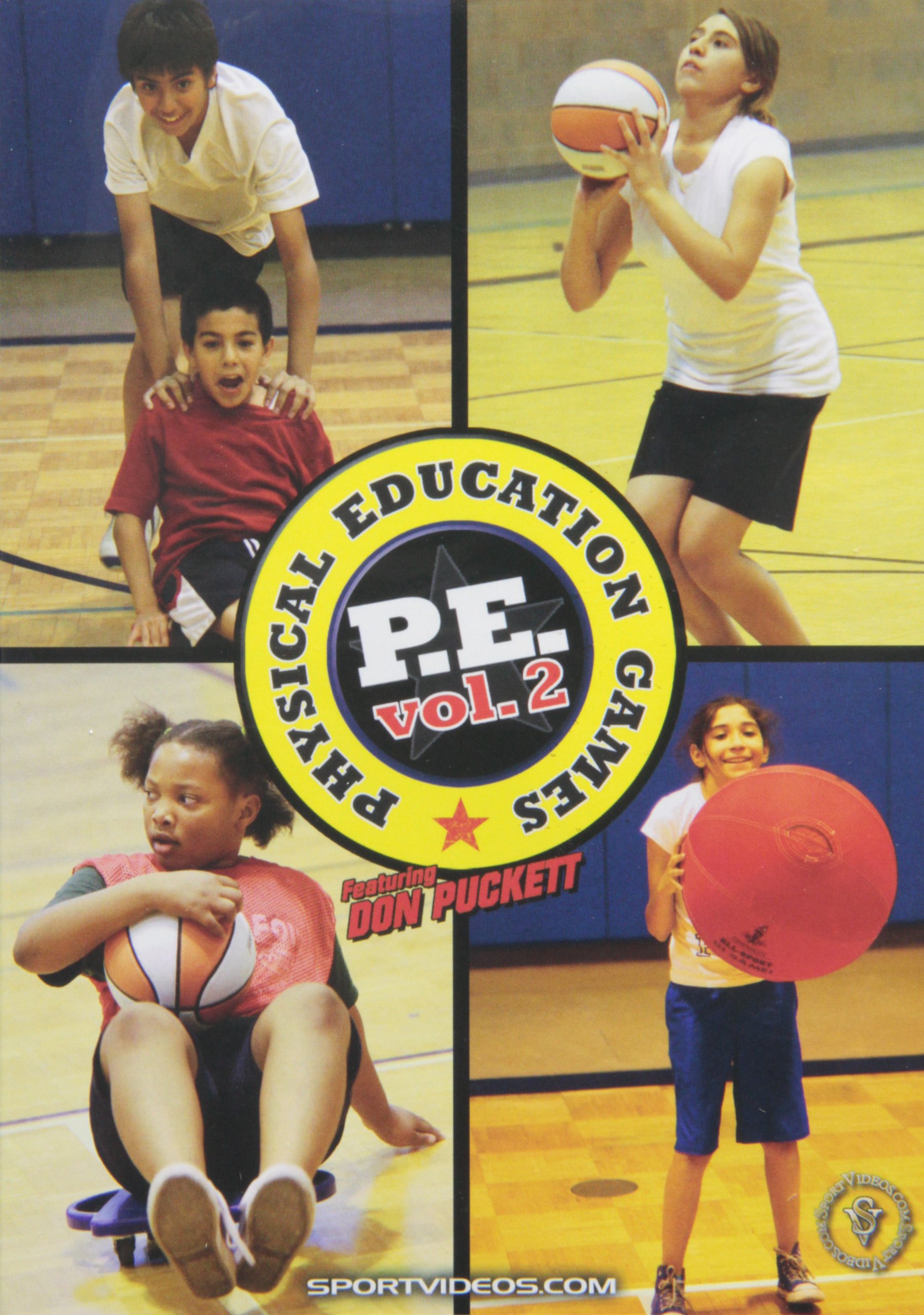 Physical Education Games DVD Vol 2 - Fun Exercise & Fitness Lessons for Kids | School PE Activities & Children's Workout Videos | Perfect for Elementary PE Classes, Homeschool Fitness, and Youth Sports Training