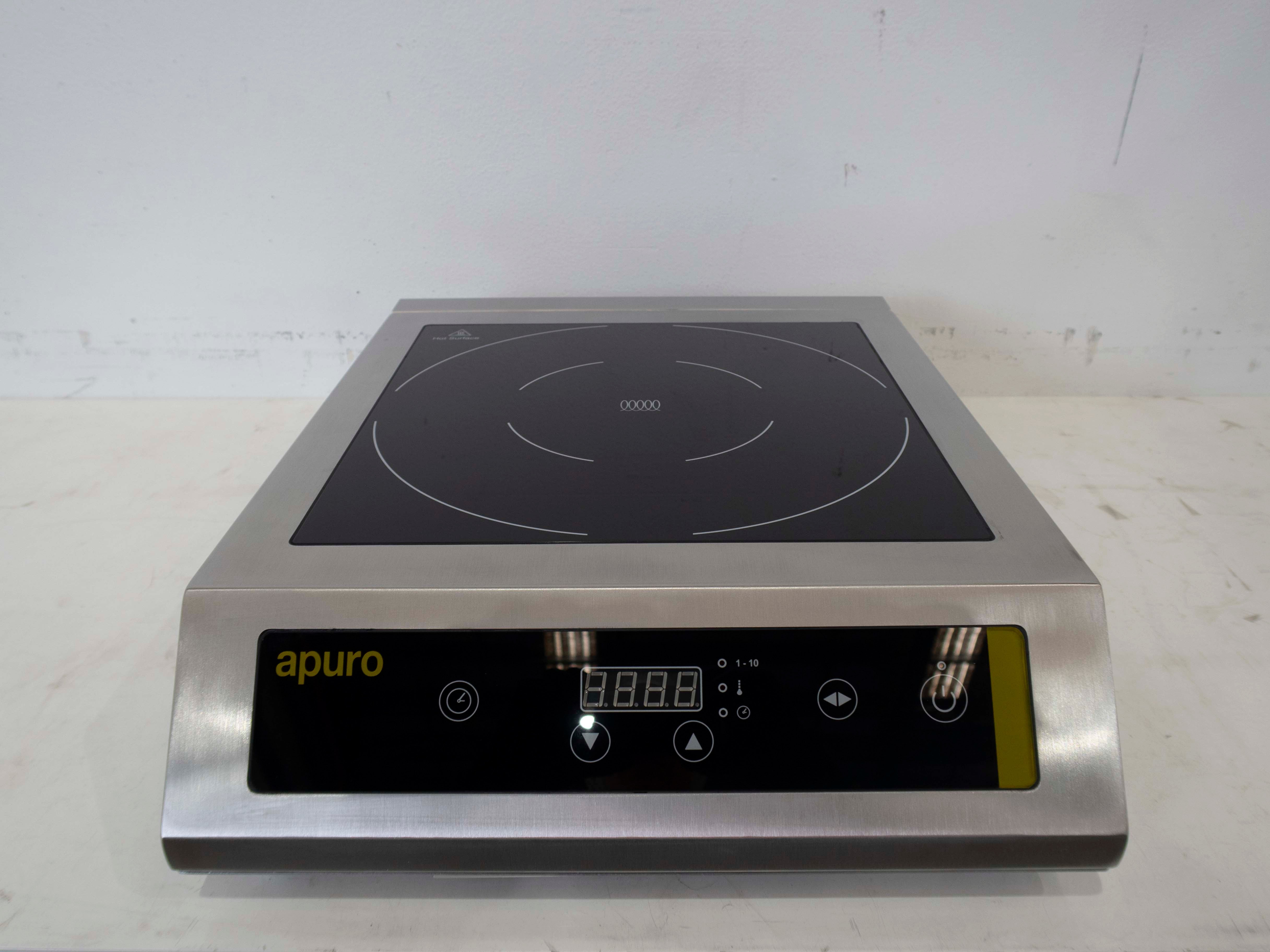 Apuro CP799A Induction Cooktop - 1800W Portable Electric Stove with 9 Power Levels, Timer & Safety Lock - Perfect for Home Kitchen, Dorm, RV & Outdoor Cooking