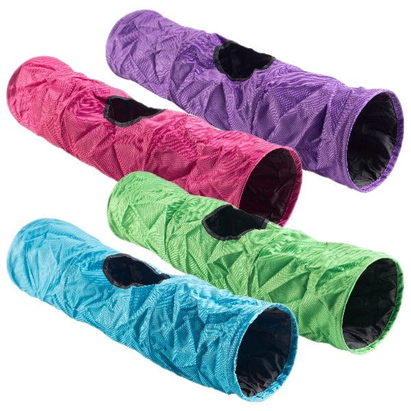 Kaytee Crinkle Tunnel for Small Pets - Fun Hideout & Play Tube for Hamsters, Guinea Pigs, Rabbits - Interactive Toy for Exercise & Enrichment (Great for Playtime, Cage Accessories & Small Animal Entertainment)