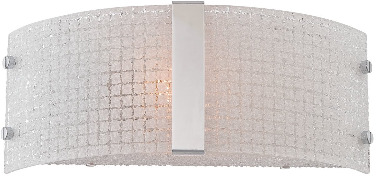 12W Maso Single Light Wall Sconce in Chrome Finish - Perfect for Bedroom, Hallway, and Living Room Lighting