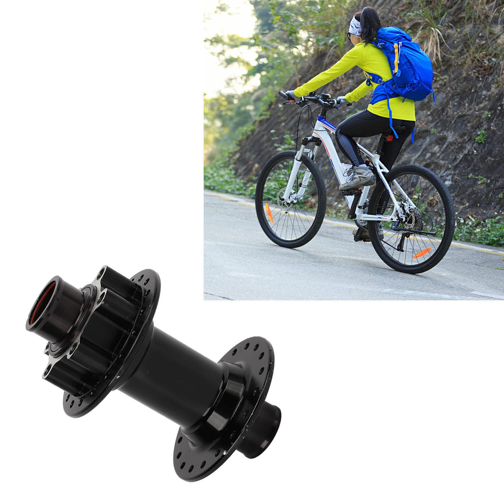 36 Holes MTB Disc Brake Hub - Lightweight Aluminum Alloy Bicycle Hub with High-Speed Bearings for Road & Mountain Bikes - Perfect for Trail Riding, Commuting & Off-Road Cycling