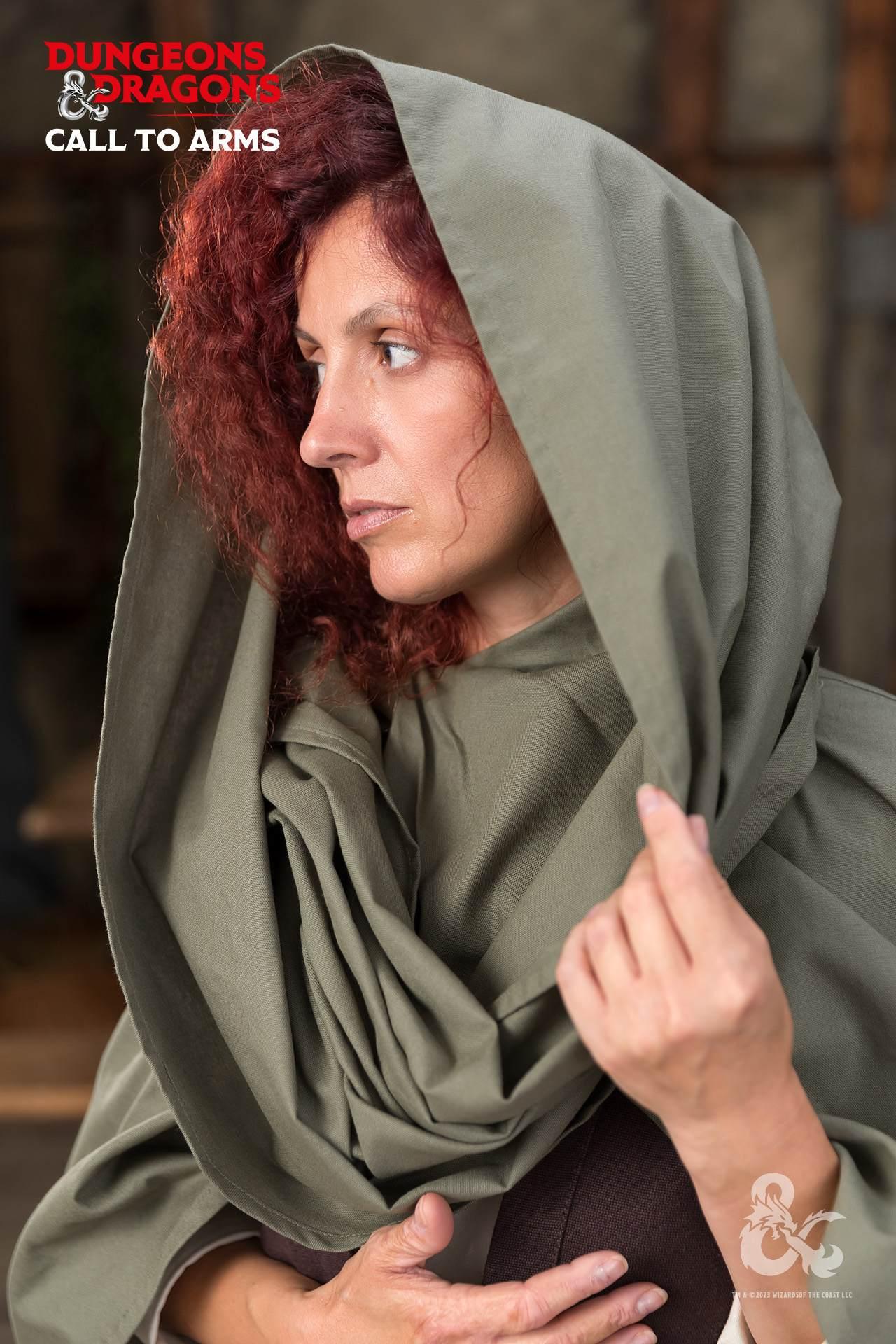 Dungeons & Dragons Druid Cape - Fantasy Roleplay Costume for Cosplay & LARP - Perfect for D&D Game Nights & Themed Parties