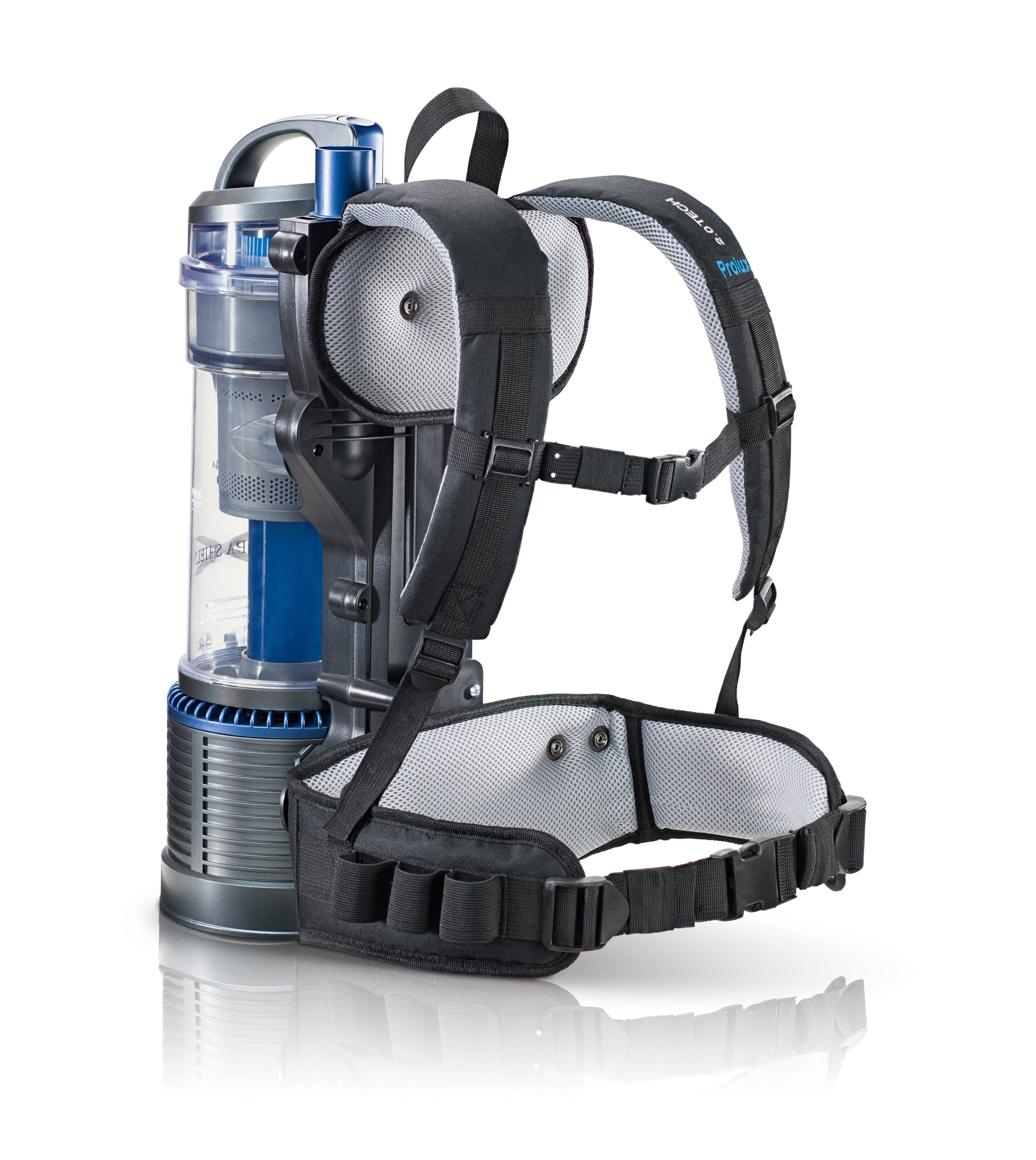 Prolux 2.0 Lightweight Bagless Upright Backpack Vacuum Cleaner with HEPA Filter - 5 Year Warranty - Perfect for Home Cleaning, Hardwood Floors & Pet Hair Removal
