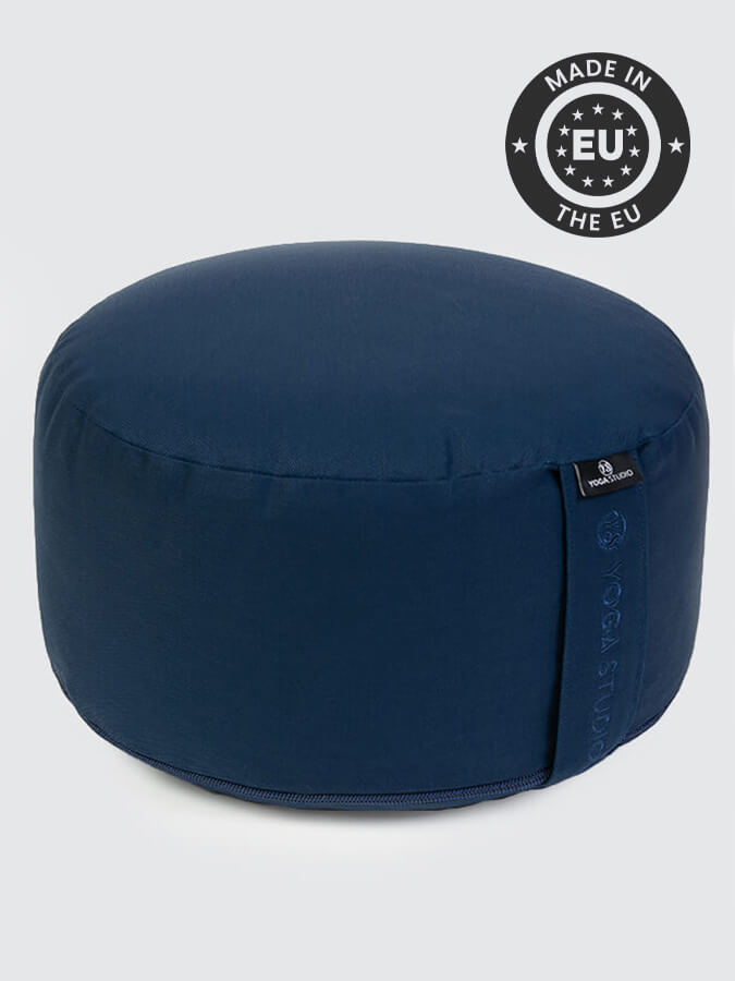 Premium Large Yoga Meditation Cushion - Zafu Bolster for Yoga Studio, Home Practice & Zen Meditation - Ergonomic Support for Cross-Legged Sitting & Mindfulness Sessions