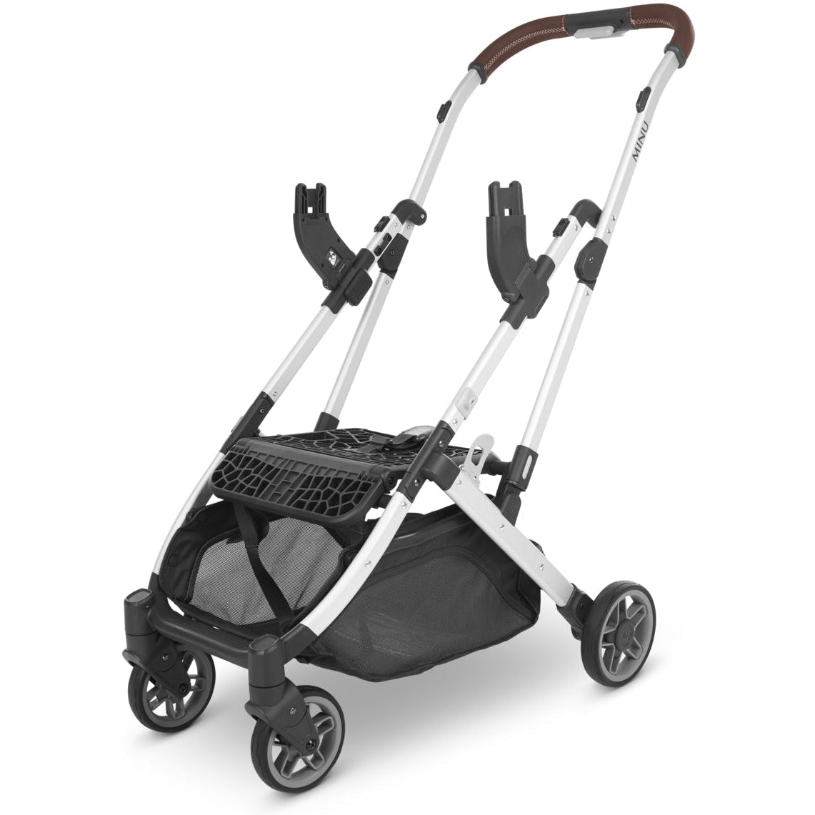 UPPAbaby Minu & Minu V2 Stroller Adapters for Bassinet, Aria, Mesa, Mesa V2 & Mesa Max Infant Car Seats - Safe & Secure Travel System for Newborns & Toddlers - Perfect for City Walks, Shopping & Family Outings