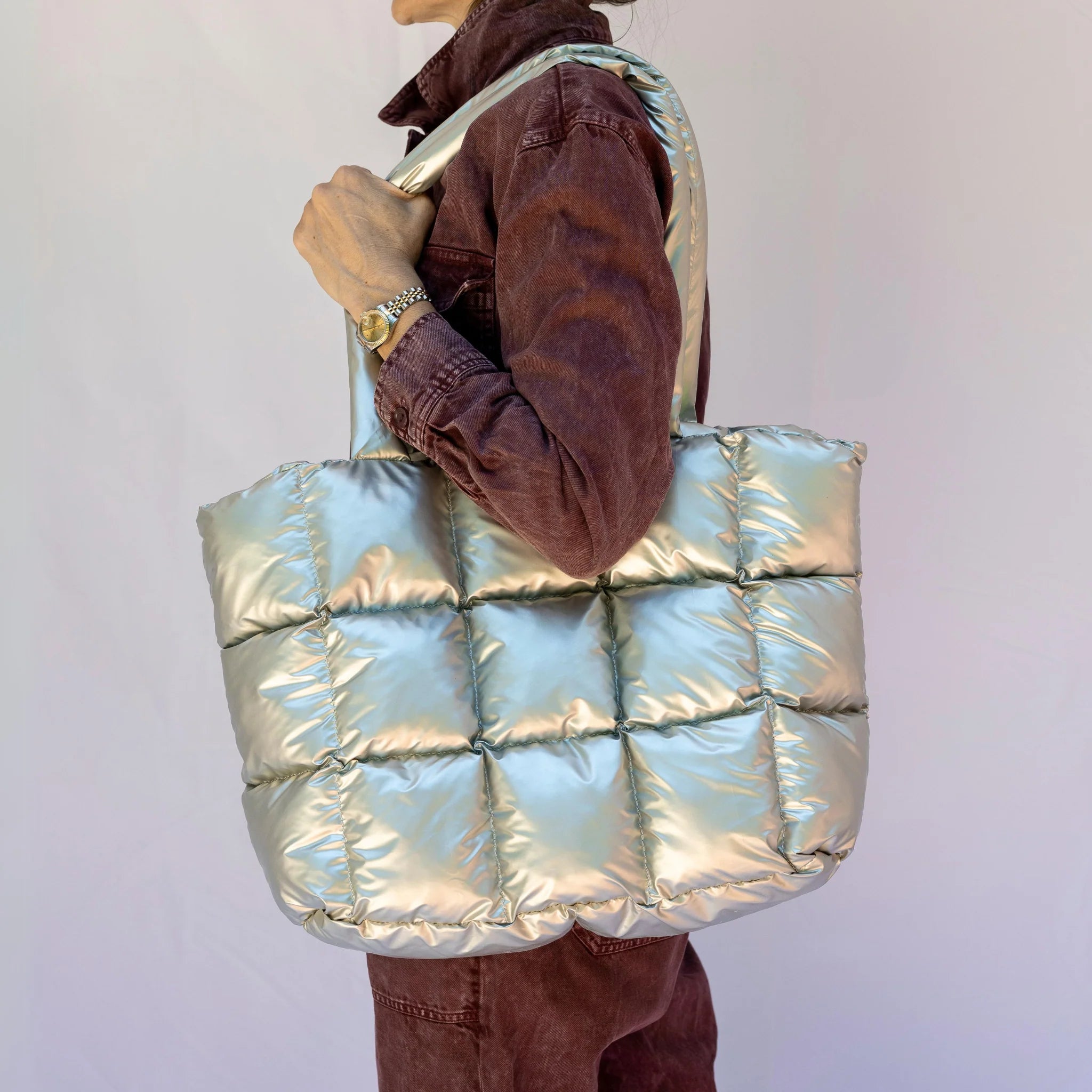 Brave Bigtime Tote Bag - Stylish & Durable Canvas Tote for Women - Perfect for Work, Shopping & Beach Day Essentials