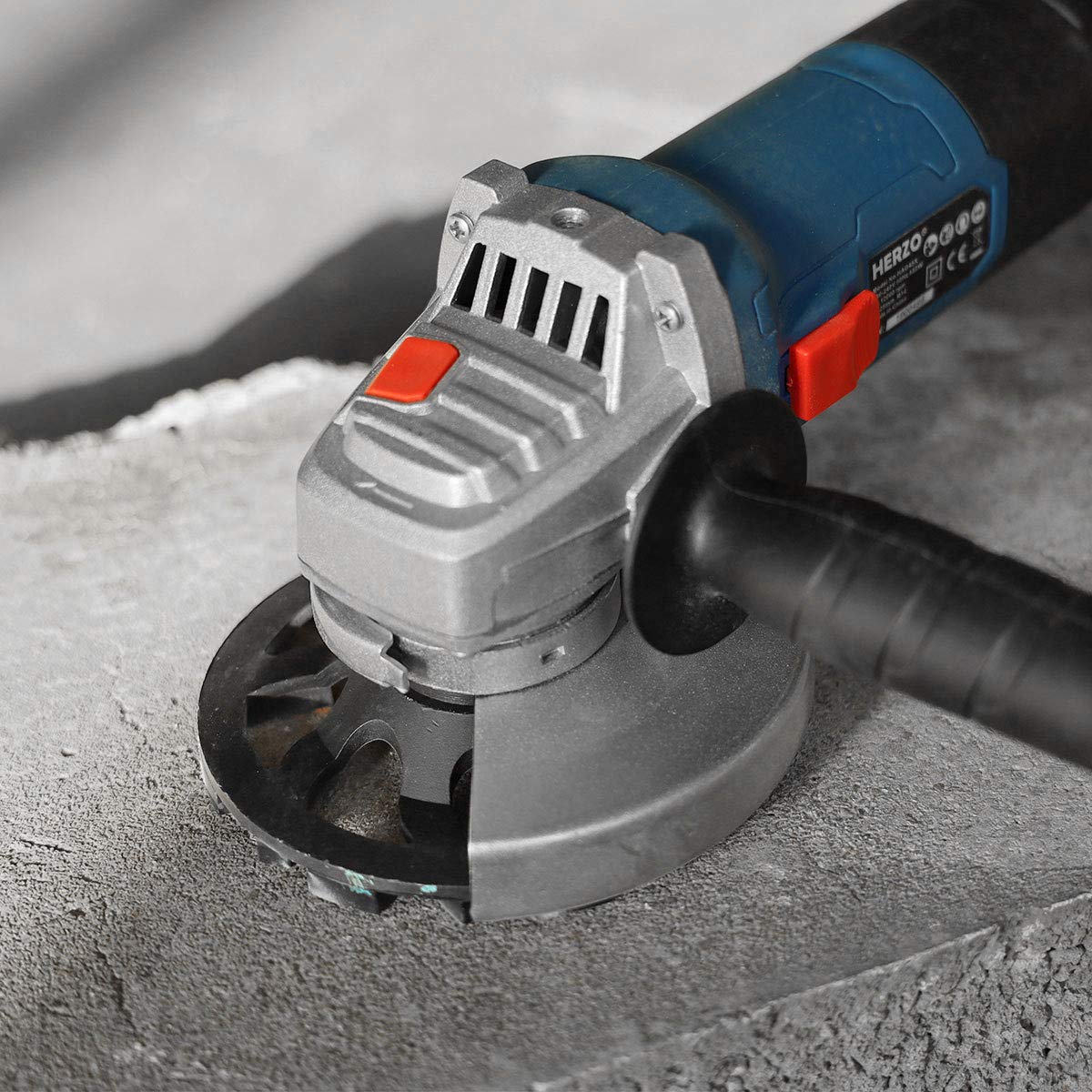 5-Inch Diamond Grinding Cup Wheel for Angle Grinder - Premium HERZO Concrete Grinding Disc for Granite, Marble, Masonry - Perfect for Construction, Renovation & DIY Projects