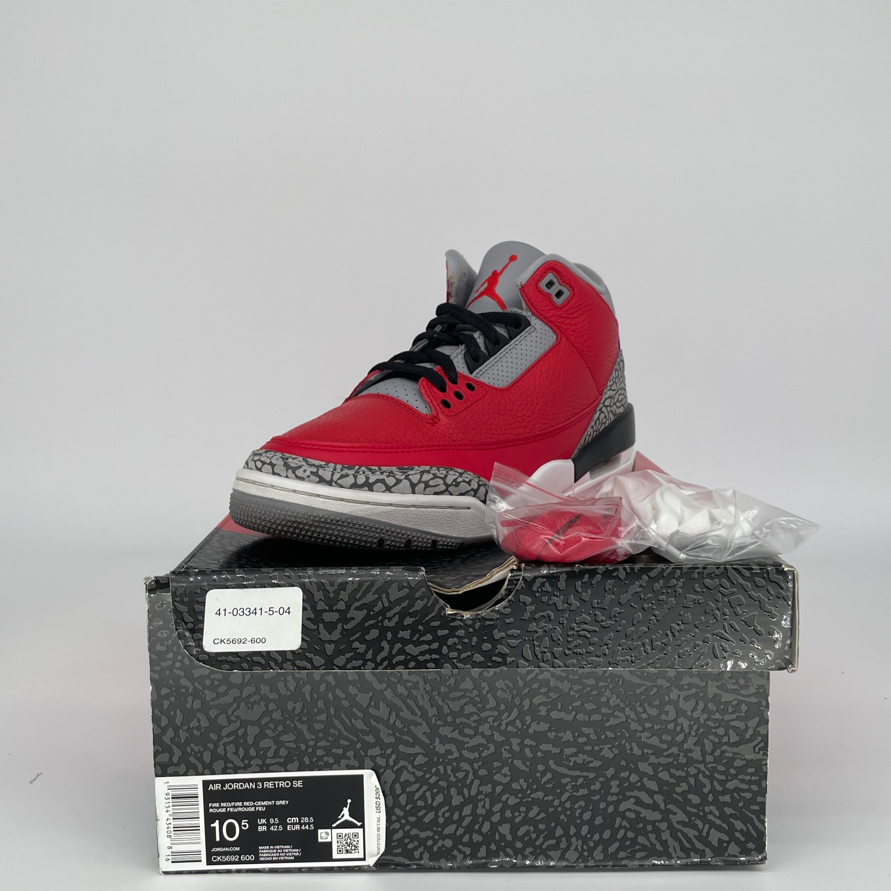 AIR JORDAN 3 UNITE Retro Basketball Shoes Men's Size 10.5 - Style CK5692-600 | Authentic Nike Sneakers for Running, Gym & Streetwear Fashion