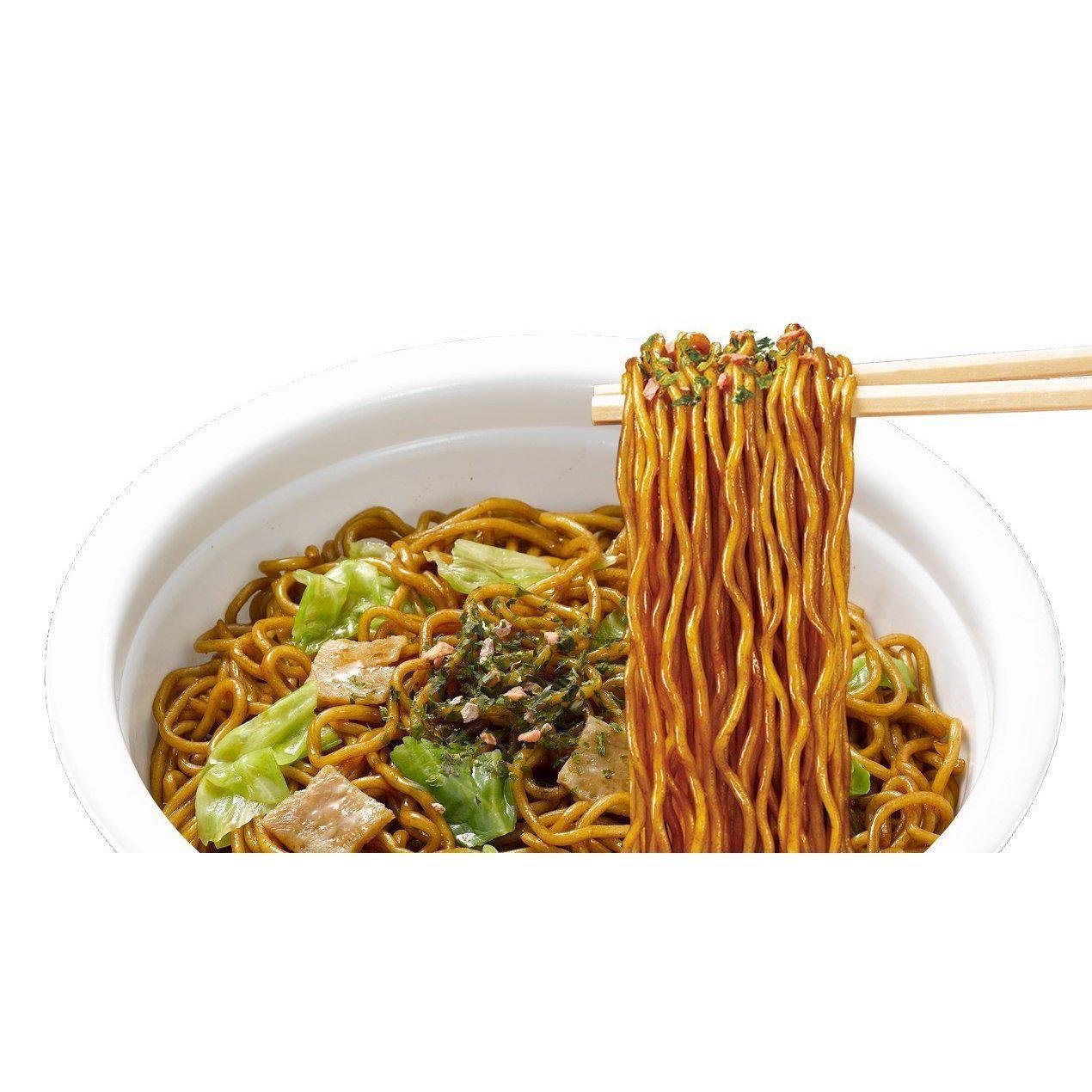 Nissin UFO Instant Yakisoba Noodles - Japanese Stir-Fried Noodles (Pack of 3) - Quick Meal for Lunch, Dinner & Late Night Snacks