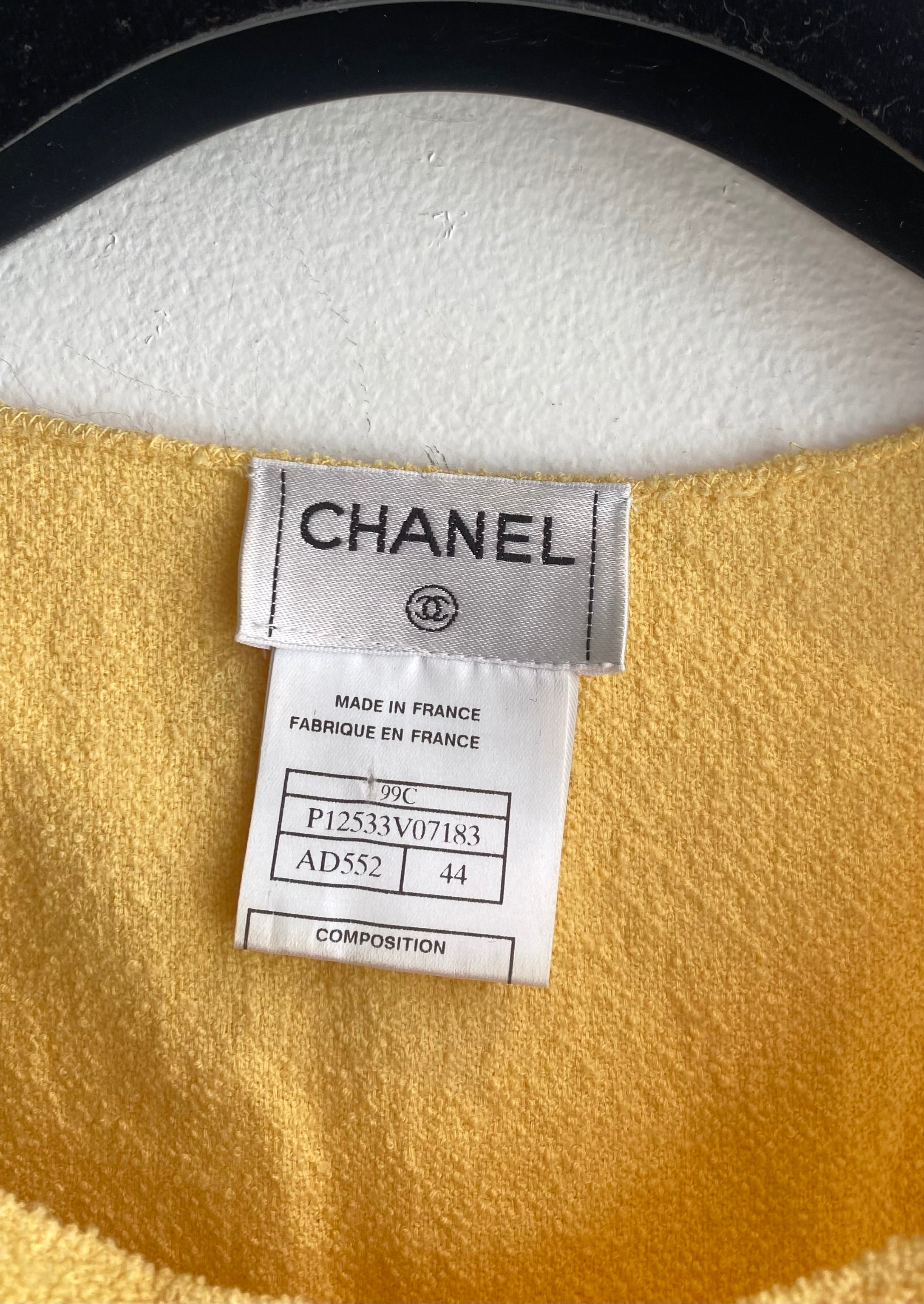 Chanel Wool Pearl Button Tank Top - Women's Luxury Knitwear for Fall & Winter | Perfect for Office, Parties & Casual Outfits