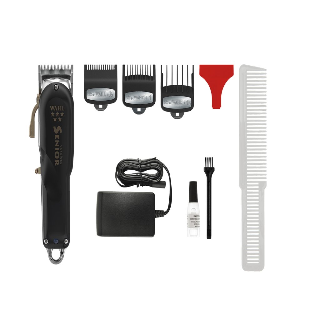 5 STAR Cordless Senior Clipper Set - Professional Hair Cutting Kit for Elderly & Home Use - Perfect for Barbers, Caregivers & Personal Grooming