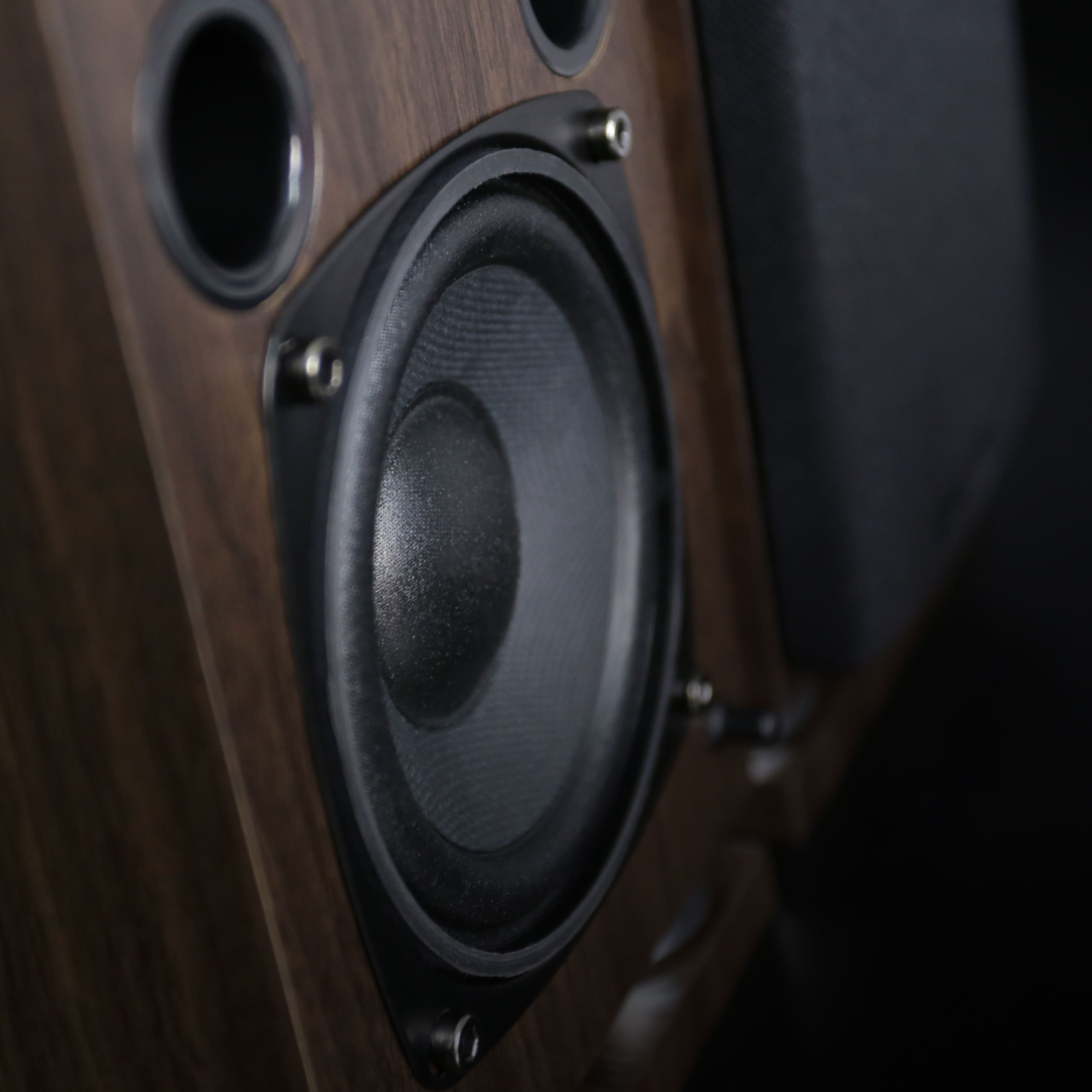 Fluance Elite High Definition 5.0 Channel Home Theater Speaker System - 2-Way Bookshelf, Center & Rear Surround Speakers - Walnut (SX50WC) | Perfect for Movies, Music & Gaming in Living Rooms & Home Theaters