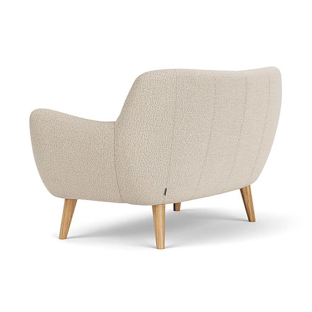 Herman Boucle 2 Seater Sofa - Modern Upholstered Loveseat for Living Room, Lounge & Small Spaces | Soft Fabric Couch with Sturdy Frame | Perfect for Apartments, Dorms & Cozy Home Decor