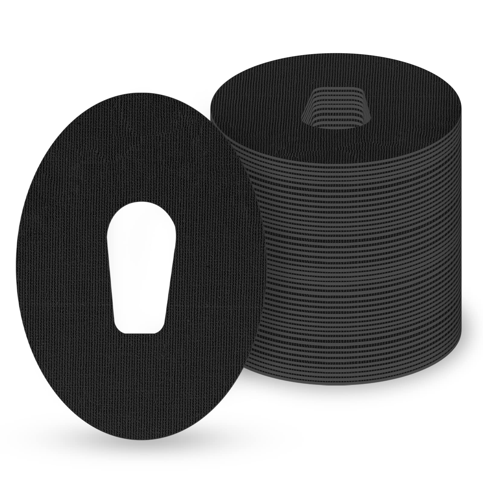 **Dexcom G6 CGM Patches (25-Pack) – Sweat-Resistant, Waterproof, Breathable, Skin-Friendly & Latex-Free Adhesive Patches – Durable Pre-Cut Sensor Patches for Secure Wear – Ideal for Sports, Swimming & Active Lifestyles (Black)**