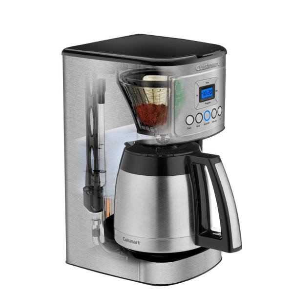 Refurbished CUISINART PerfecTemp DCC-3400 12-Cup Thermal Carafe Coffee Maker with Warranty - Perfect for Home, Office & Entertaining