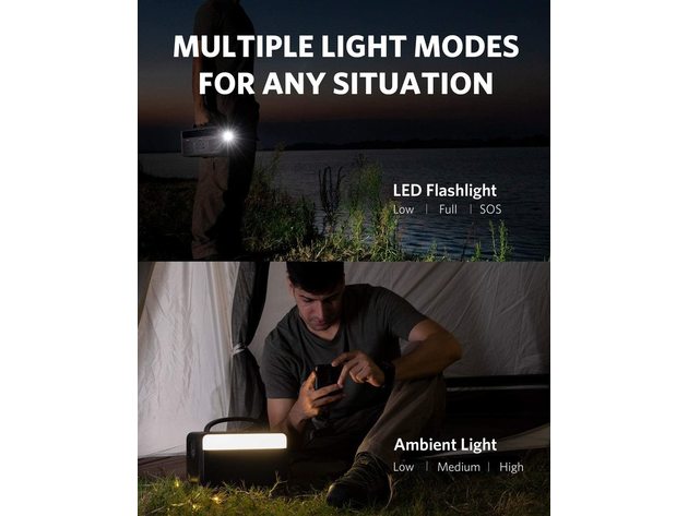 Anker 533 Portable Power Station 389Wh/300W - Solar Generator for Camping, RV, Emergencies & Outdoor Adventures - Compact & Lightweight Backup Battery with Pure Sine Wave Inverter