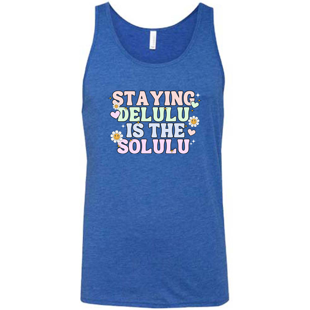 Delulu Is The Solulu Unisex T-Shirt - Trendy Funny Slogan Tee for Casual Wear & Gifts
