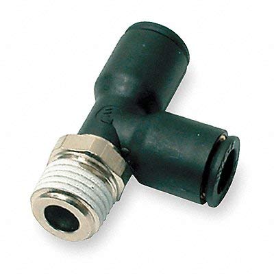 Legris 6mm Plastic/Metal Combination Male Run Tee Fitting - Black (3103 06 10) for Pneumatic Air Systems, Plumbing, and Industrial Applications