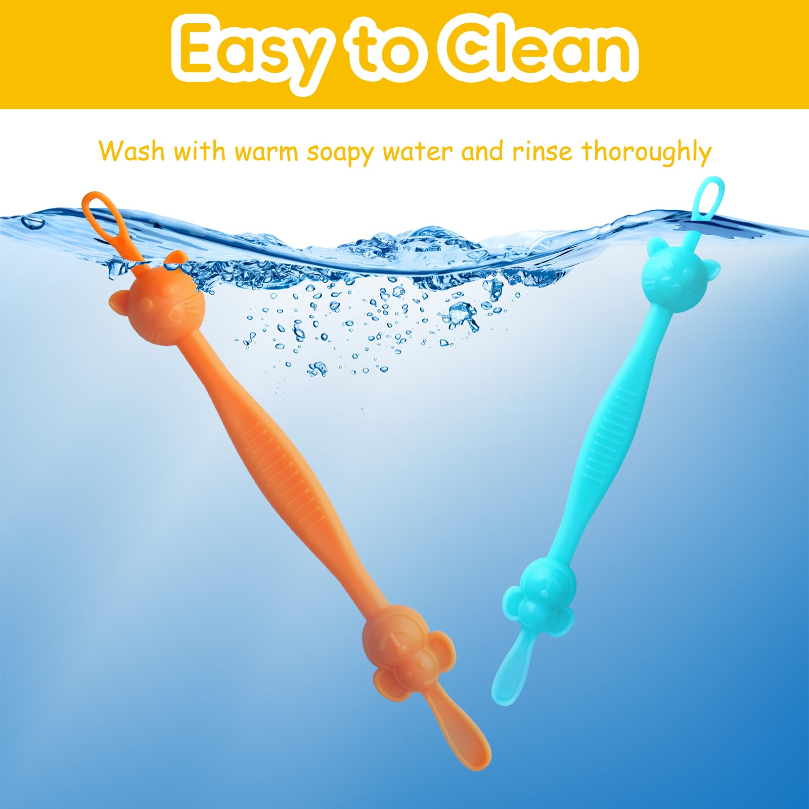 Qunlions Life Safe Baby Nasal Booger & Ear Cleaner Set - Gentle Infant Nose & Earwax Removal Tool for Newborns & Toddlers (2-Piece) | Perfect Baby Shower Gift & Registry Essential | Ideal for Daily Baby Hygiene & Comfort