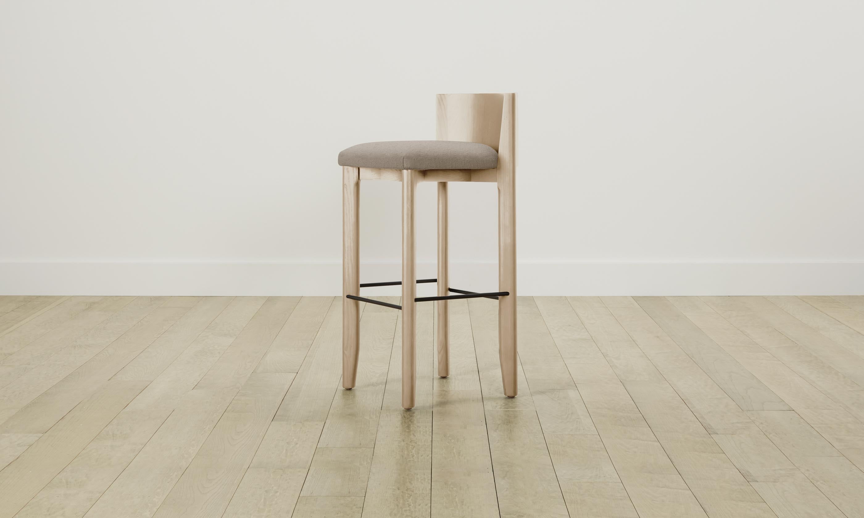 Premium Delancey Bar & Counter Stool with Performance Bouclé Upholstery - Modern Kitchen Island & Home Bar Seating for Dining & Entertaining