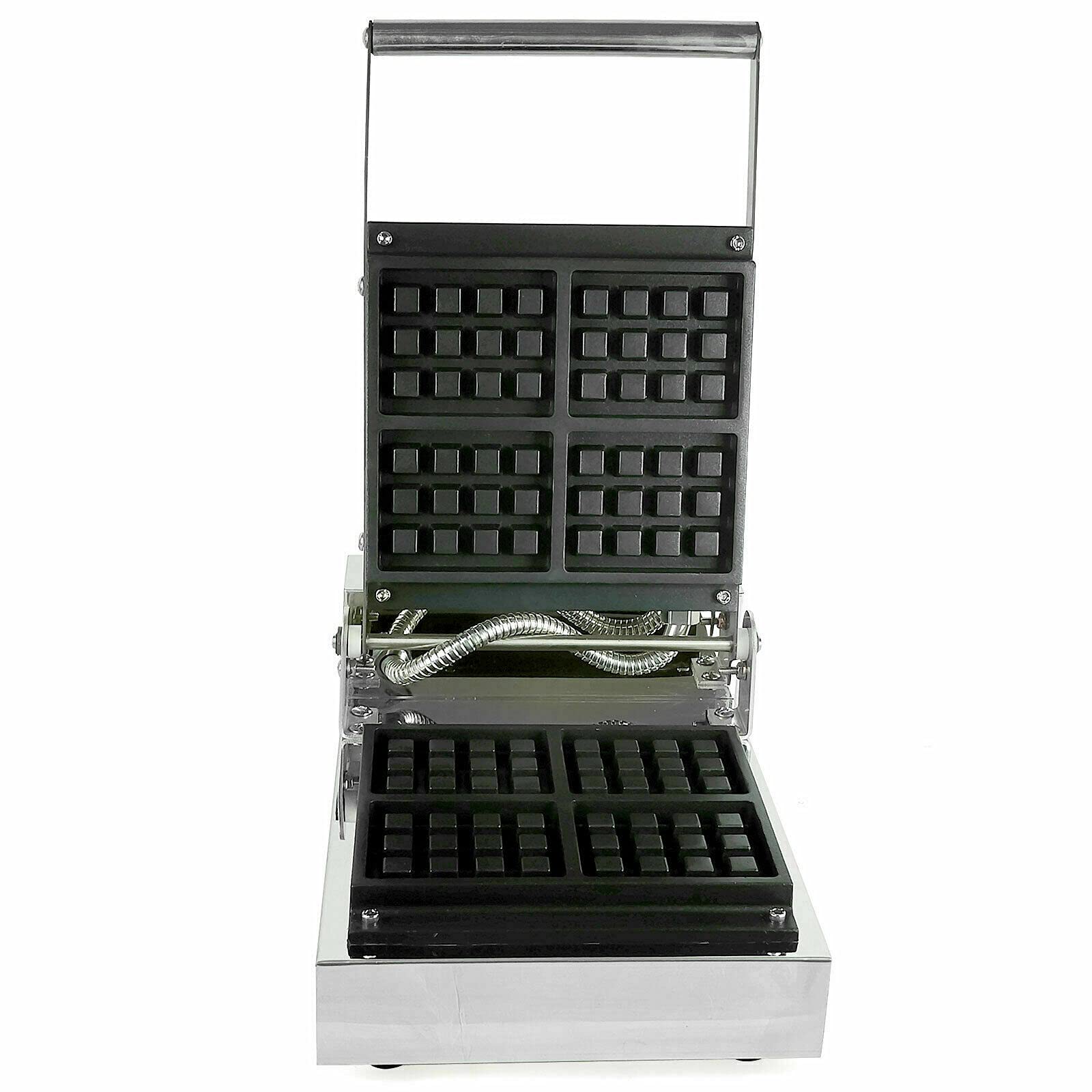 TFCFL Commercial Waffle Maker 4 Grid - Nonstick Electric Waffle Machine with Temperature & Time Control - 110V for Restaurants, Bakeries, Snack Shops & Home Use - Perfect for Breakfast, Brunch & Dessert Making