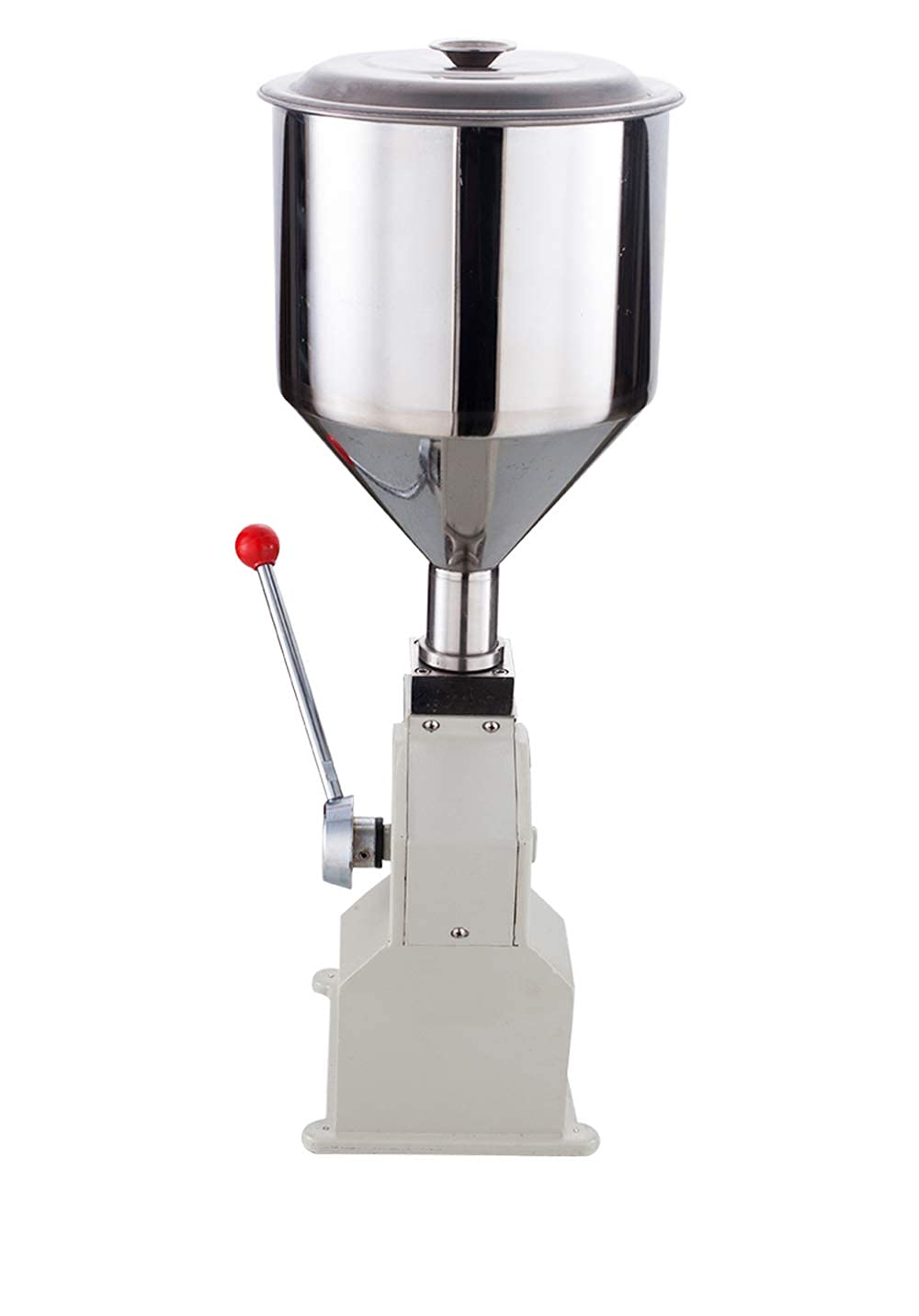 INTBUYING A03 Manual Liquid Filling Machine - Stainless Steel Bottle Filler for Cream, Paste, Shampoo & Cosmetics (5-50ml) | Perfect for Small Batch Production, DIY Beauty Products & Home Businesses
