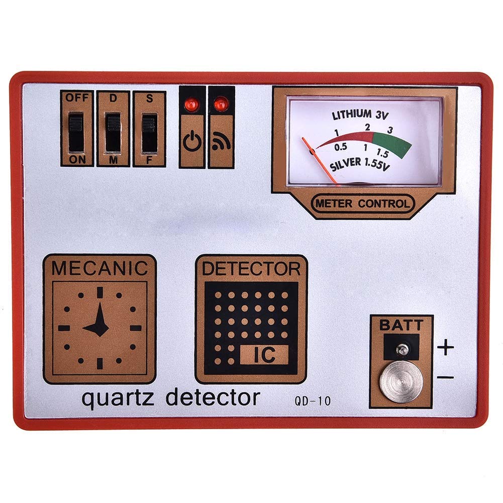 Quartz Watch Tester Machine - Multifunction Demagnetizer, Battery Tester, Pulse & Timing Tool for Watch Repair, DIY Enthusiasts, and Professional Horologists