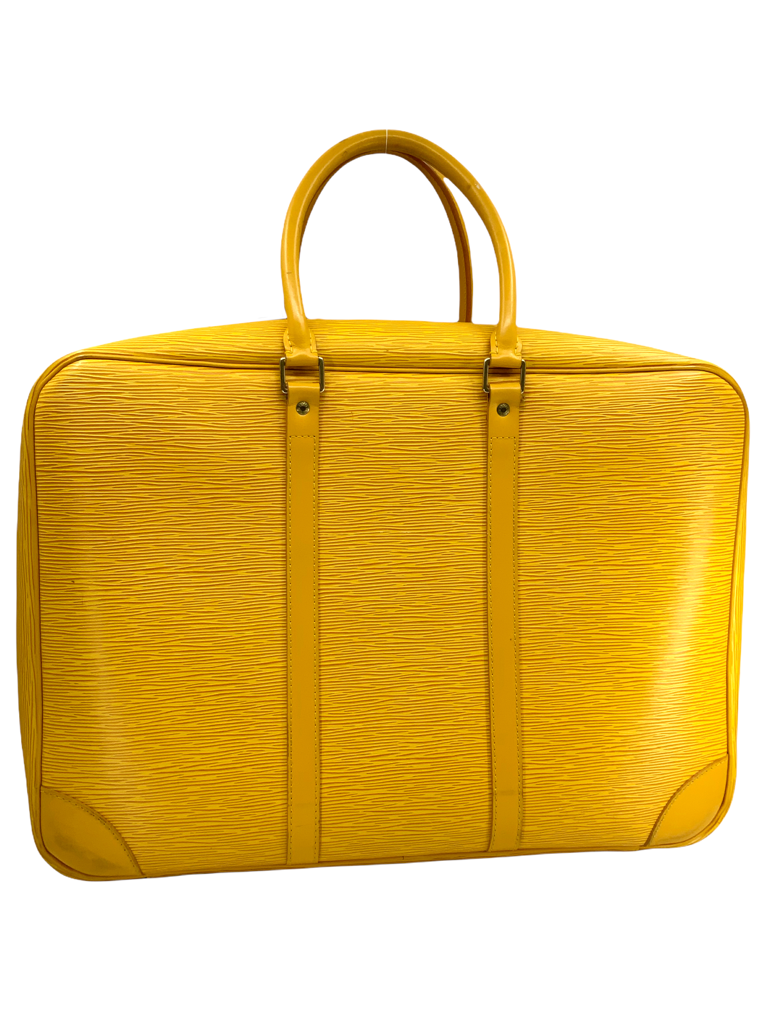 Authentic Louis Vuitton Sirius 45 Epi Leather Suitcase - Luxury Travel Luggage for Business Trips & Vacations | Durable Carry-On for Airlines & Weekend Getaways