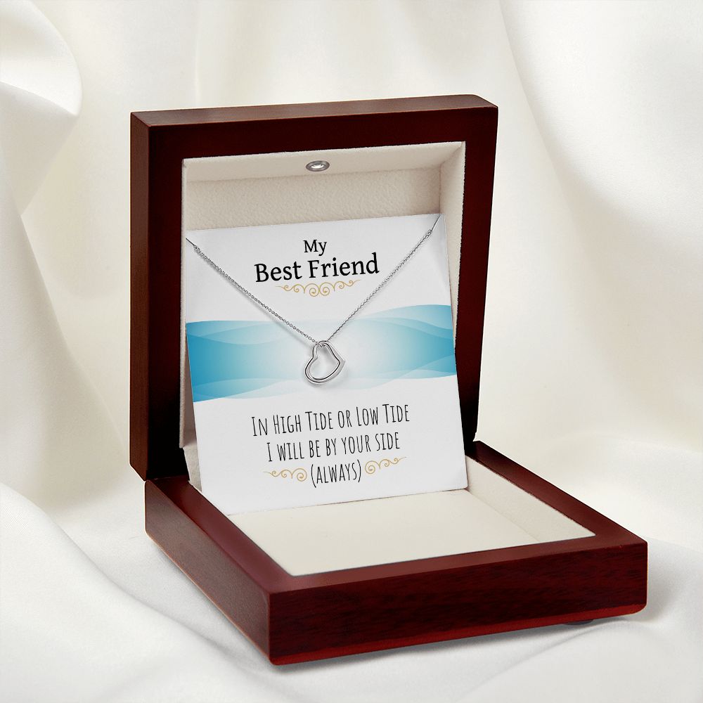 Best Friend Necklace - Heart Pendant Jewelry for Women, Birthday Gift, Friendaversary Gift, Christmas Gift - Perfect for Anniversaries, Valentine's Day & Special Occasions