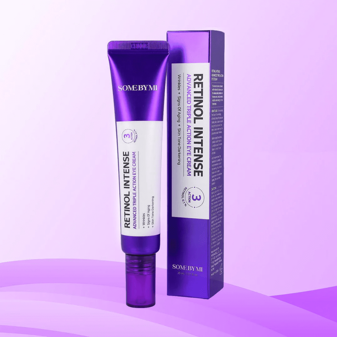 SOME BY MI Retinol Intense Advanced Triple Action Eye Cream for Dark Circles, Wrinkles & Puffiness - Anti-Aging Eye Treatment for Day & Night Use - Perfect for Sensitive Skin & Daily Skincare Routine